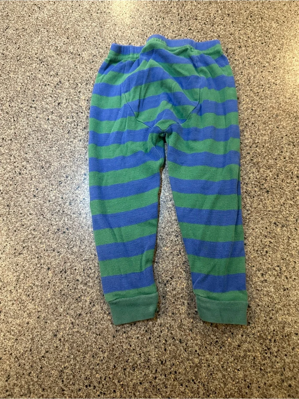 Blue and Green Striped Kids pj pants